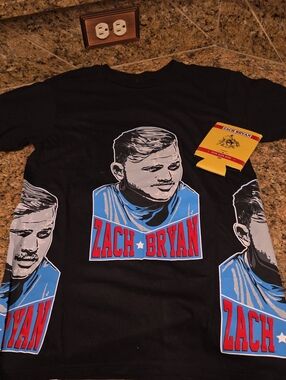 Official Zach Bryan Tee And Cup Sleeve